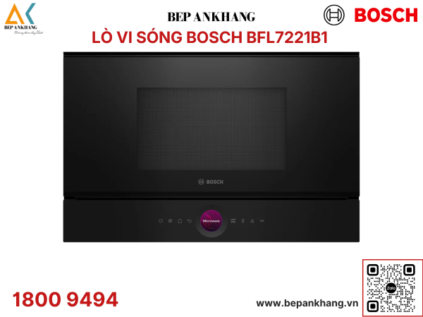 Lò vi sóng kết hợp nướng Bosch BFL7221B1 Seri 8 - Nhập khẩu UK